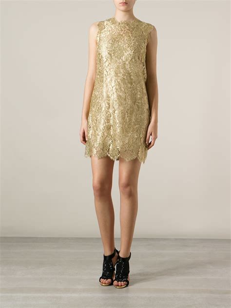 dolce gabbana floral lace mini dress.